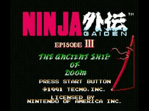 Ninja Gaiden III - The Ancient Ship of Doom (NES) Music - Cutscene 11