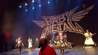 Babymetal - GJ! @ Fillmore Detroit 5/11/2016 (Feat. Bob Sapp as Bodyguard)