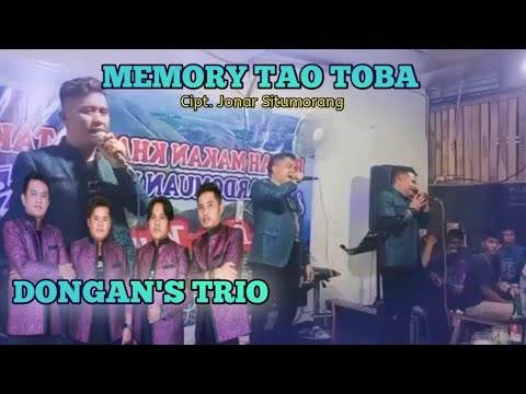 DONGAN'S TRIO - MEMORY TAO TOBA Cipt. Jonar Situmorang || LAGU BATAK LIVE