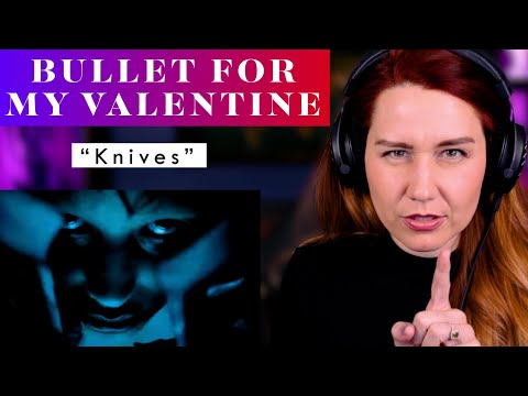 My First Listen to Bullet For My Valentine.  Vocal ANALYSIS of "Knives"