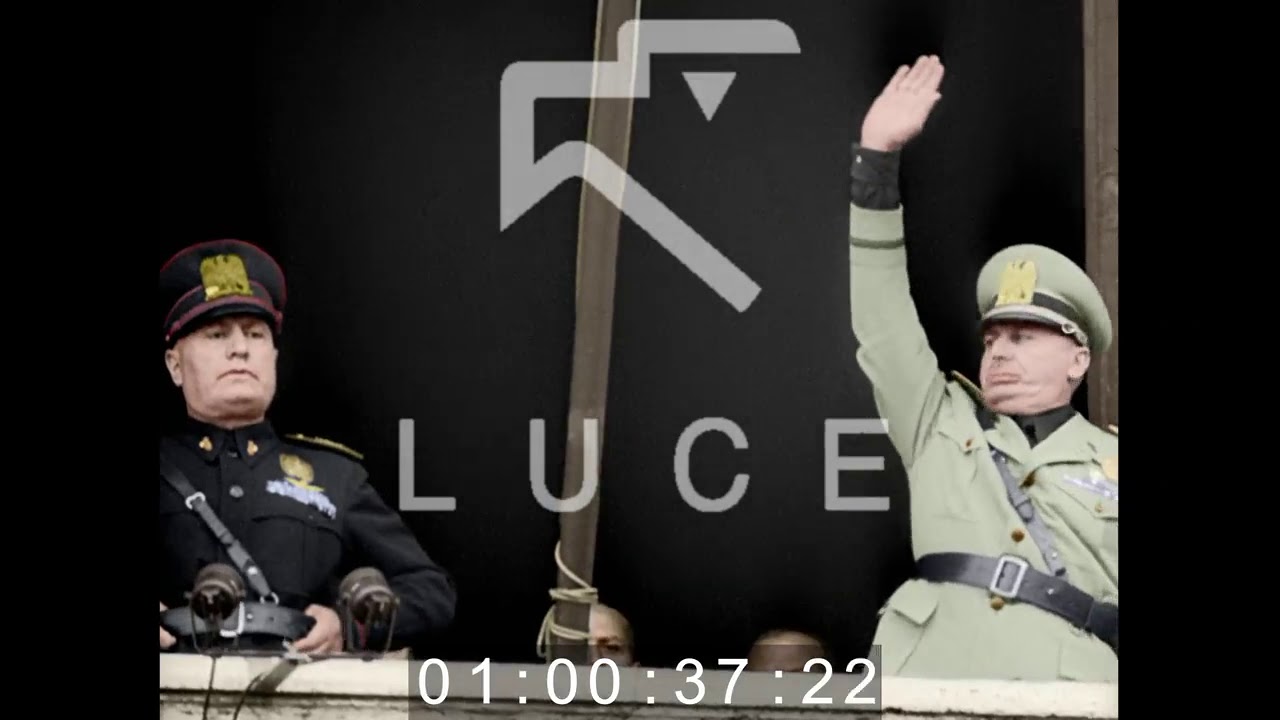 10 giugno 1940. La dichiarazione di guerra a colori