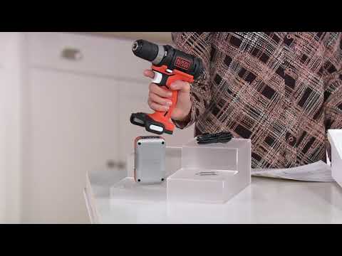 Black & Decker 12V Cordless Drill with GOPAK Battery on QVC