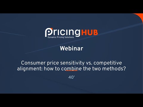 Consumer price sensitivity vs. competitive alignment: how to combine the two methods?