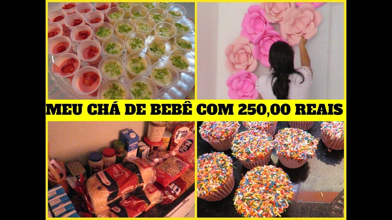 FIZ MEU CHÁ  DE BEBÊ  COM 250,00 REAIS