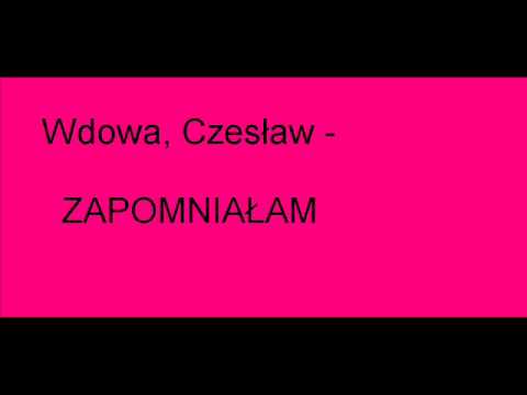 ZAPOMNIAŁAM