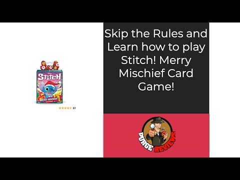 The Purge: # 4235 Disney Stitch: Merry Mischief! Card Game: Learn How to Play