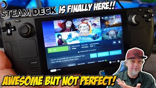 The Valve Steam Deck IS FINALLY HERE! It Is AWESOME But Not PERFECT! Madlittlepixel REVIEW