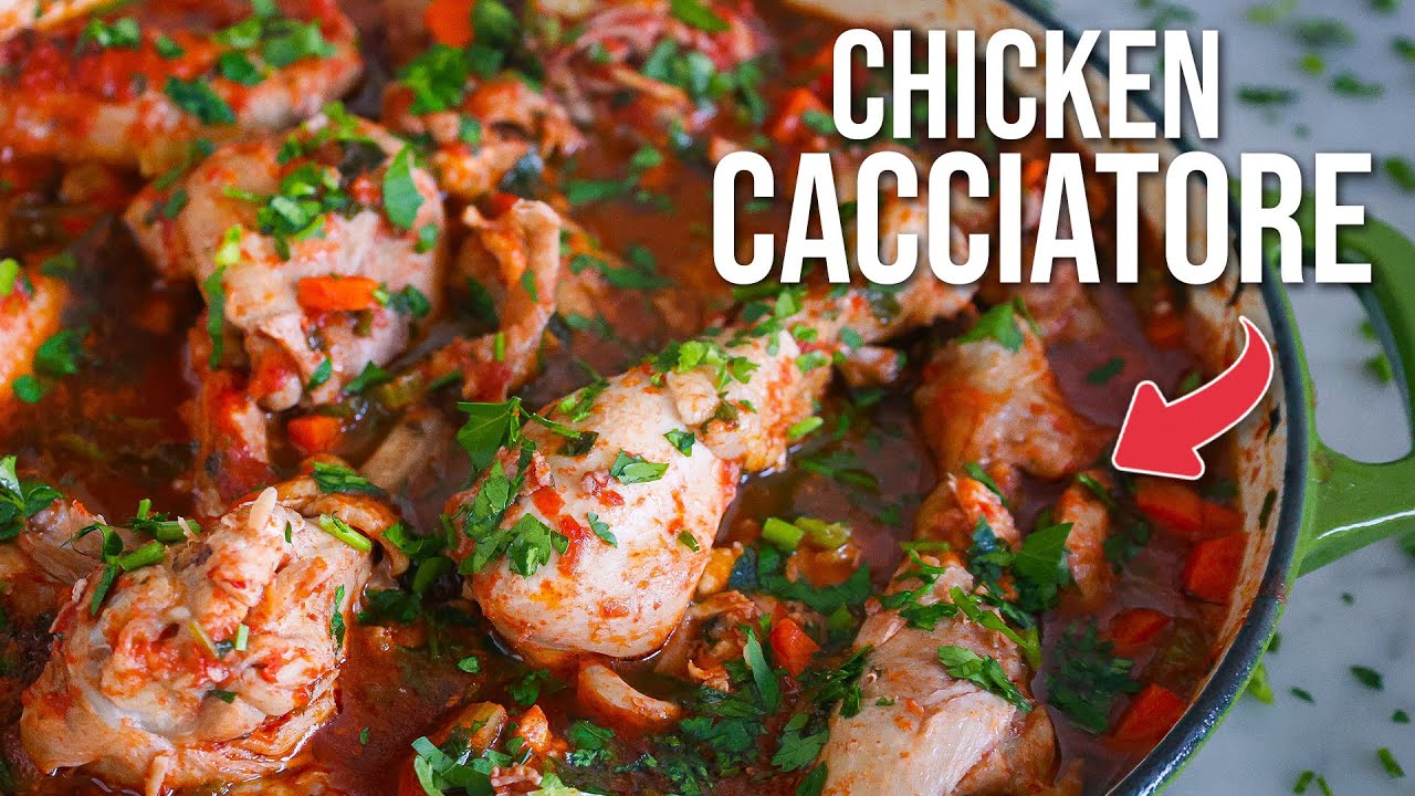 How to Make Moist Chicken Cacciatore – Step‑by‑Step Italian Recipe