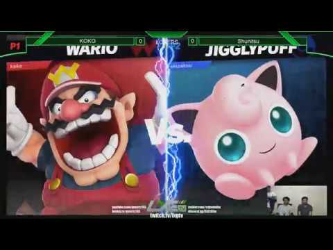 koko (Wario/Zelda) vs Shunitsu (Jigglypuff/Palutena) - Smash Ultimate @ LXG - Losers Quarters