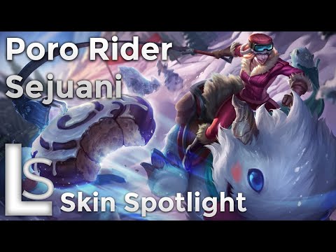 Poro Rider Sejuani - Skin Spotlight - Winter Wonder Collection - League of Legends