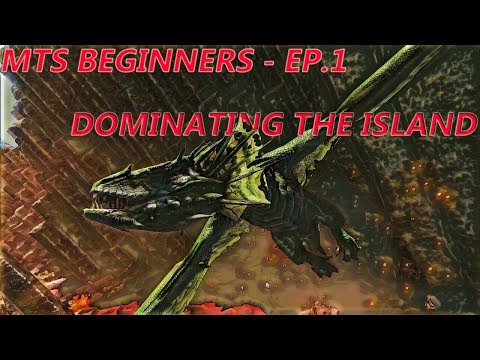 DOMINATING THE ISLAND! || Ark Survival Evolved || MTS Beginners ep.1