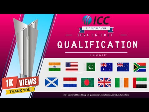 ICC Men's T20 World cup 2024 Full Details,Qualification,Format,Date,Venue | NISHANKAR TV