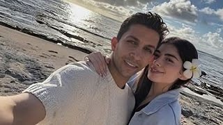 ليلي احمد زاهر تنشر صور من رحلة شهر العسل مع زوجها هشام جمال
