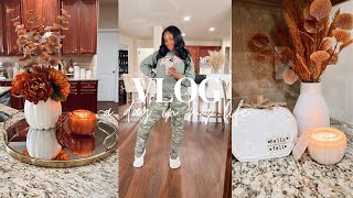 VLOG: NEW FALL HOME DECOR | HOME COFFEE BAR DECORE UPDATE | SPEND THE DAY WITH ME | SENIOR PICTURES