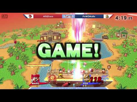 Saturdays are for the Boys Losers Semis - A51|Coco (Mario) vs PoW!|Wulfn (Fox)
