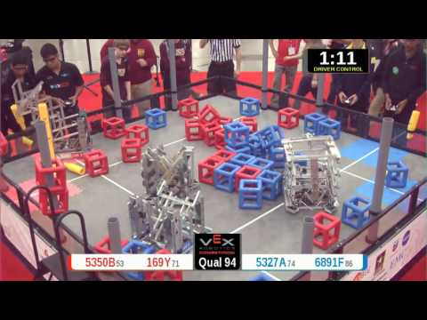 2015 VRC Arts Q94 - 5350B 169Y vs 5327A 6891F - 65 to 24 - VEX Worlds 2015 - Arts Division