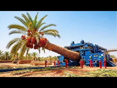 From Massive Palm Trees to Luxury Furniture — How 10,000 Giant Trees Are Processed Every Day