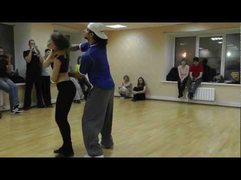 Zouk Class 19.12.11 at Brazuka Dance School - Wakko Oliviér & Маша Величкина