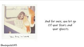 Taylor Swift - You Are In Love (Lyrics)