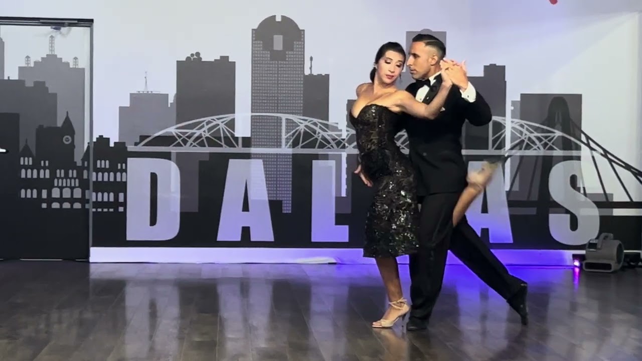 Maestro performances by Yesica Esquivel and Ariel Leguizamon in Dallas MilongaTown (4/4) Gallo Ciego