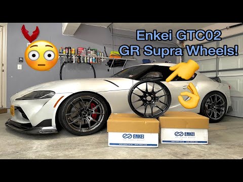 Enkei GTC02 19\" Matte Black Wheels for my 2020 GR Supra!!!