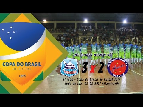 Tubarão CFZ 3X2 Shouse   1º Jogo   Copa do Brasil de Futsal   Melhores Momentos