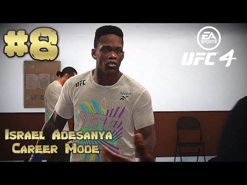 Middleweight Champ : Israel Adesanya UFC 4 Career Mode : Part 8 : EA Sports UFC 4 Career Mode (PS4)