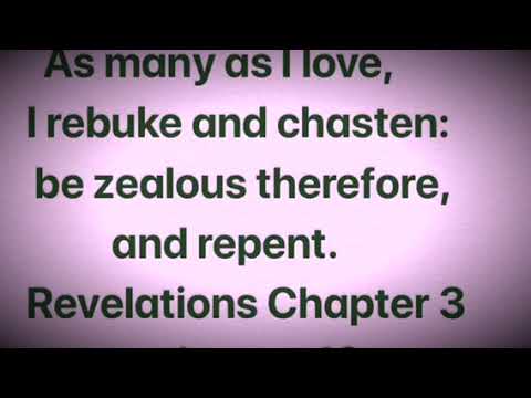 Revelations 3:19 - Memorize - A Scripture Song a Day! -