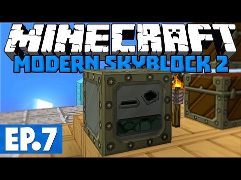 Minecraft Modern Skyblock 2 - Making Soul Sand In A Freezer! #7 [1.12.2 Modded Skyblock]