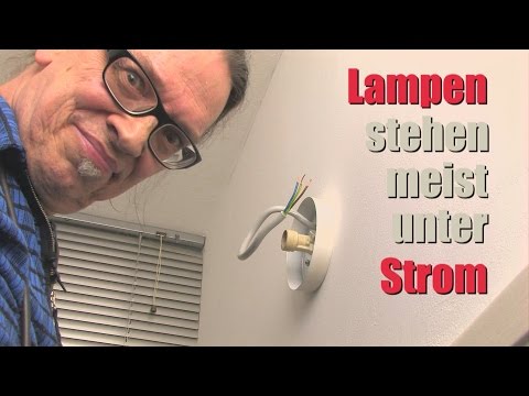 Connecting a lamp - Simple instructions -- DIY