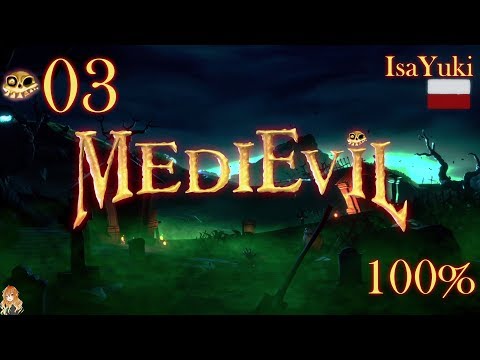 MediEvil PL (100%) odc. 03 – Maczugen i nie taki wesoły, tęczowy Boss z witraża - Gameplay po polsku