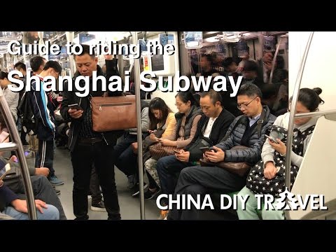 Como andar no metrô de Xangai