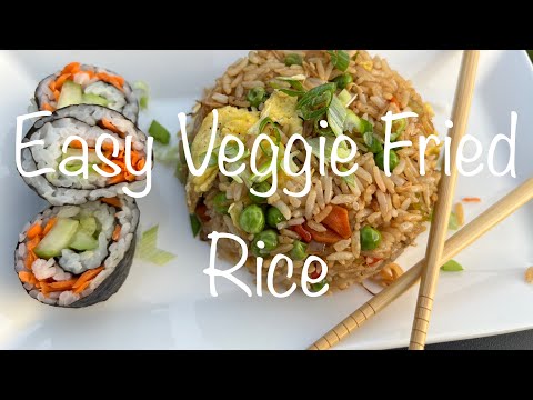 EASY VEGETABLE FRIED RICE | ALL AMERICAN COOKING