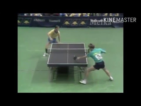 Table Tennis European Championships 1990 Appelgren vs Rosskopf highlights