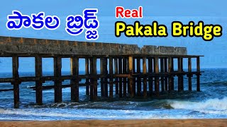 preview picture of video 'Pakala Bridge | Pakala Beach | Historical | British Construction | Bridge Inside Sea| Singarayakonda'