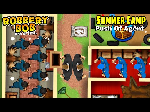 Robbery Bob : Summer Camp Use Agent Costume - Push Of Agent Perfect Part 123