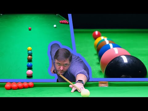 A Fun Snooker Practice Exercise for Precise Positional Play from a Blue Pot