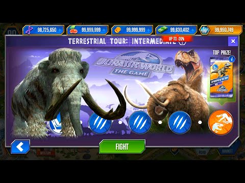 JURASSIC TOUR: VIP SUPER HARD TO WIN (FULL MAX) | JURASSIC WORLD THE GAME