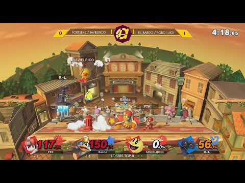 Fortseke / Javielrico  VS El_Bardo / Robo Luigi | Losers Top 8 - Arenas Stadium Teams