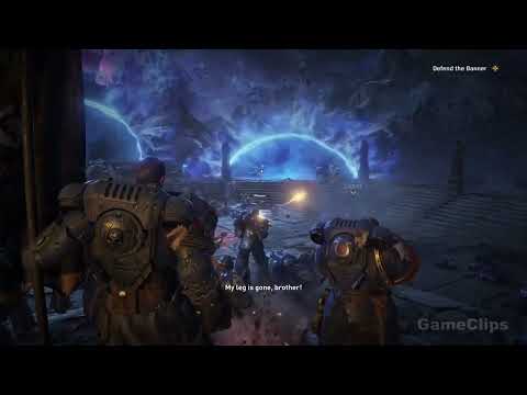 Warhammer 40K: Space Marine 2 Defend The Banner Scene (OST Arrival of The Blood Ravens)