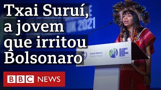 Quem é Txai Suruí, jovem que discursou na COP26 e foi criticada por Bolsonaro