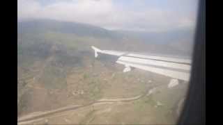 preview picture of video 'Final Approach and Landing in Paro International Airport (PBH), Bhutan'