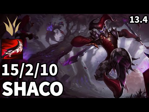 Shaco Jungle vs Gragas - EUW Master | Patch 13.4