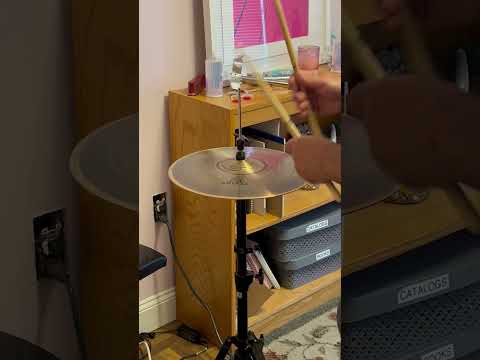 Saluda Symbolic Series 14 Inch Medium Thin Hi Hat Cymbals, 1,083 and 1,278 Grams, Video Demo., MINT image 6