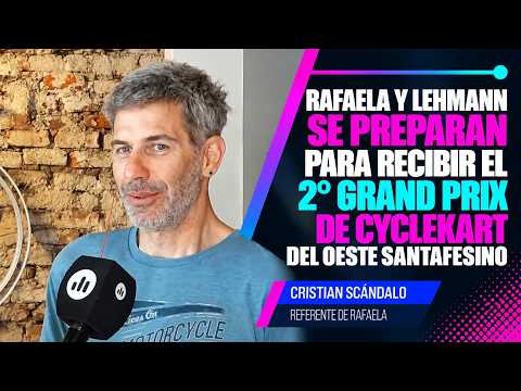 Rafaela y Lehmann se preparan para recibir el 2° Grand Prix de Cyclekart del Oeste Santafesino