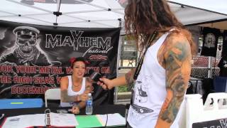 MAYHEM FEST Backstage Walthrough with Nick from AS I LAY DYING on Metal Injection