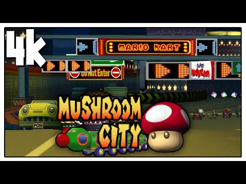 Mushroom City: Mario Kart Double Dash!! - 4k Gameplay