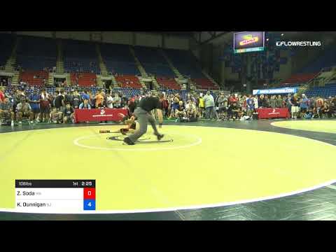 106 Lbs Rnd Of 16 Zachary Soda Massachusetts Vs Kelly Dunnigan New Jersey