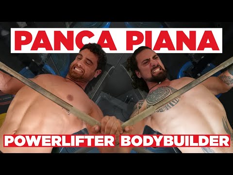 Powerlifting VS Bodybuilding nella PANCA PIANA