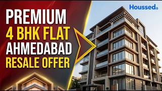 4 BHK Resale Flat in Vaishnodevi Circle, Ahmedabad | Adani La Marina | 3750 Sq F
